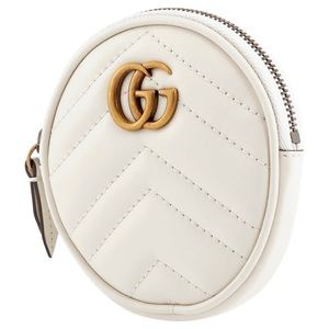 Brand New Authentic, Gucci GG Marmont Purse, White